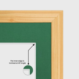 AK Frames 26X8 Light Oak Classic Multi Photo Frame With Emerald Mount - Holds 5 Apertures (5X) 6X4 Photos - thumbnail 7
