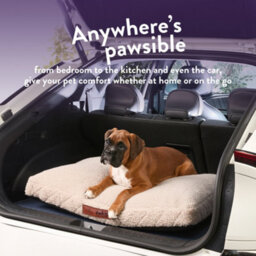 Slumberdown Paws For Slumber Sherpa Pet Bed Cover, Biscuit, Medium - thumbnail 6