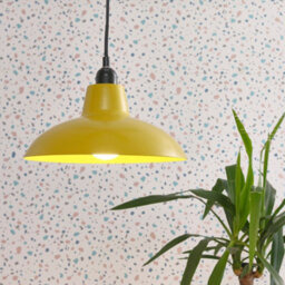 Valuelights Civic Retro Style Yellow Metal Easy Fit Ceiling Light Shade (D)28.8Cm - thumbnail 3