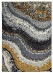 Concept Looms Amara Ama103 Grey Blue Bronze Rug-120Cm X 170Cm - thumbnail 5