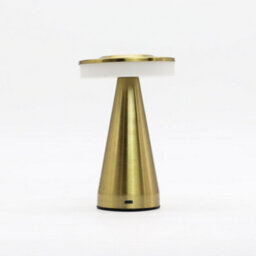 Serenityy Tall Stem Copper Touch Lamp - Usb-C Rechargeable Led Table Lamp - 255G - Metal Finish - thumbnail 4