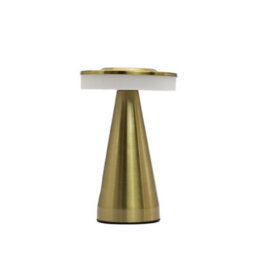 Serenityy Tall Stem Copper Touch Lamp - Usb-C Rechargeable Led Table Lamp - 255G - Metal Finish - thumbnail 5
