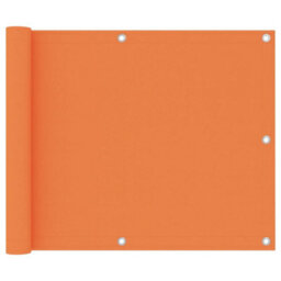 Berkfield Balcony Screen Orange 75X500 Cm Oxford Fabric - thumbnail 1