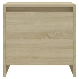 Berkfield Bedside Cabinets 2 Pcs Sonoma Oak 45X34X44.5 Cm Engineered Wood - thumbnail 6