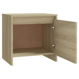 Berkfield Bedside Cabinets 2 Pcs Sonoma Oak 45X34X44.5 Cm Engineered Wood - thumbnail 7