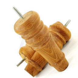 L&F 4 Replacement Furniture Feet Medium Oak Wash Turned Wooden Legs 165mm High Settee Chairs Sofas Footstools M8 (8mm) Tsp2071 - thumbnail 5