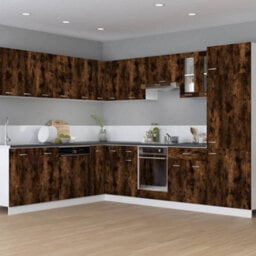 Vidaxl Oven Cabinet Lyon Smoked Oak 60X46X81.5 Cm Engineered Wood - thumbnail 3