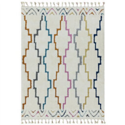 Multi Abstract Kilim Modern Moroccan Easy To Clean Rug For Dining Room-80Cm X 150Cm - thumbnail 5