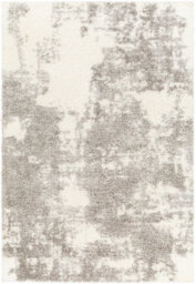 Livabliss Cloudy Shaggy-Modern Ivory Grey Soft Plush Pile Living Bedroom Rug 200 X 275 Cm Easy Care, Non Shedding - thumbnail 1