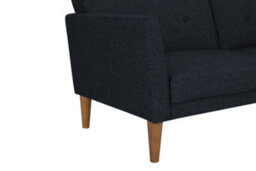 Novogratz Regal 3-Seater Sofa Bed In Fabric Blue - thumbnail 6