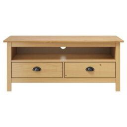 Berkfield Rustic Tv Cabinet Hill Range Honey Brown 110X40X47 Cm Solid Pine Wood - thumbnail 1