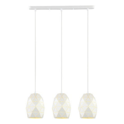 Luminosa Lighting Luminosa Modern Hanging Pendant White 3 Light , E27 - image 1