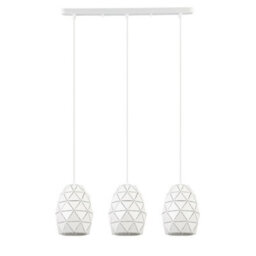 Luminosa Lighting Luminosa Modern Hanging Pendant White 3 Light , E27 - thumbnail 2