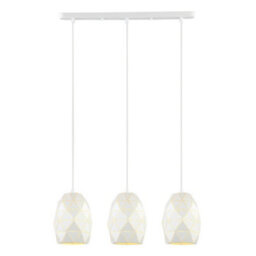 Luminosa Lighting Luminosa Modern Hanging Pendant White 3 Light , E27 - thumbnail 1