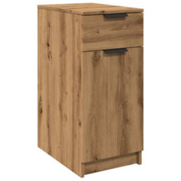 Berkfield Desk Cabinet Artisan Oak 33X50X75 Cm Engineered Wood - thumbnail 2