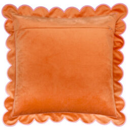 furn. Furn Lil Scallop Velvet Feather Filled Cushion - thumbnail 2