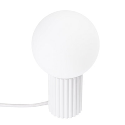 Luminosa Lighting Luminosa Halo Globe Table Lamp White 1X G9 - image 1