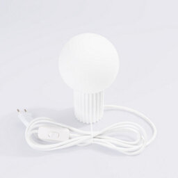 Luminosa Lighting Luminosa Halo Globe Table Lamp White 1X G9 - thumbnail 4
