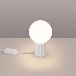 Luminosa Lighting Luminosa Halo Globe Table Lamp White 1X G9 - thumbnail 2