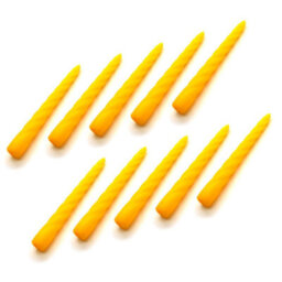 "SolaDirect Tapered Dinner Candles, Table Spiral Candles, Pack Of 10, Decorative Household Candles, Up To 7 Hours, 23 Cm / 9"" (Yellow)" - thumbnail 5