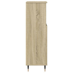 Berkfield Bathroom Cabinet Sonoma Oak 30X30X100 Cm Engineered Wood - thumbnail 5