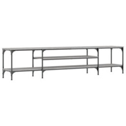 Berkfield Industrial Tv Cabinet Grey Sonoma 201X35X45 Cm Engineered Wood&iron - thumbnail 6