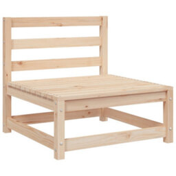 Walplus Garden Sofa Armless 70X70X67 Cm Solid Wood Pine - thumbnail 2