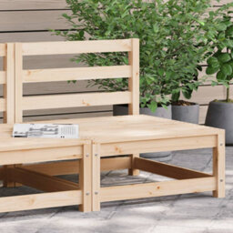 Walplus Garden Sofa Armless 70X70X67 Cm Solid Wood Pine - thumbnail 1