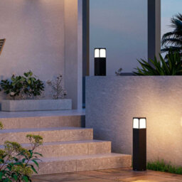 Luminosa Lighting Luminosa Veta Outdoor Bollard 50Cm Black E27 15W Ip54 - thumbnail 3