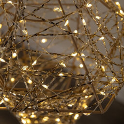 Samuel Alexander 1.2M Gold Elegance Twist Christmas Lamp Post Decoration With Leds - thumbnail 6