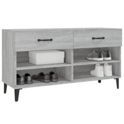 Vidaxl Shoe Cabinet Grey Sonoma 102X35X55 Cm Engineered Wood - thumbnail 4