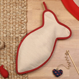 Dibor Fish Shaped Pet Xmas Decoration Christmas Stocking For Kids - thumbnail 3