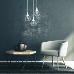 Luminosa Lighting Luminosa Selene Cluster Pendant Ceiling Light White 3X E27 - thumbnail 3