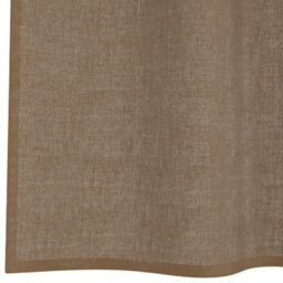 Berkfield Voile Curtains With Grommets 2 Pcs Light Brown - thumbnail 6