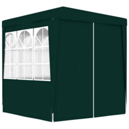 Walplus Professional Party Tent Garden Gazebo Canopy With Side Walls 2.5X2.5 M Green 90 G/mâ² - thumbnail 4