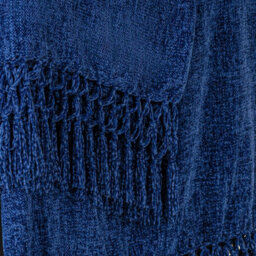 Luxury Living 100% Acrylic Throw - 200Cm X 150Cm - Royal - thumbnail 4