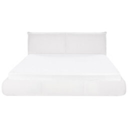 Beliani Bed Boucle Vinay 180 X 200 Cm (Eu Super King) White - thumbnail 6