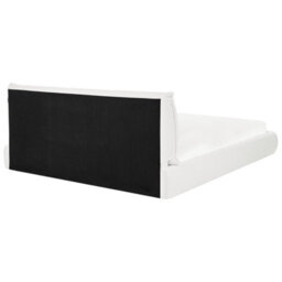 Beliani Bed Boucle Vinay 180 X 200 Cm (Eu Super King) White - thumbnail 7