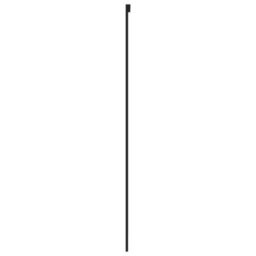 Berkfield Sliding Door Black 76X205 Cm Tempered Glass And Aluminium - thumbnail 5