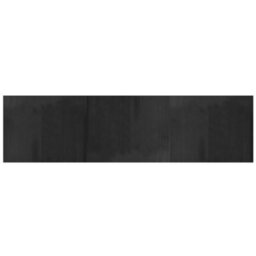 Berkfield Modern Rug Rectangular Grey 80X300 Cm Bamboo