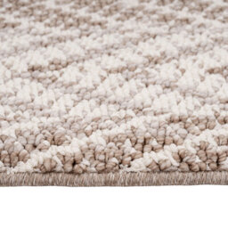 Loomed Neutral Beige Brown Herringbone Scandi Fringed Area Rug 120Cm X 170Cm - thumbnail 5