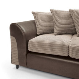 Abakus Direct Harvey Right Facing Corner Sofa In Brown - thumbnail 8