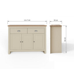 Gfw Lancaster Large Sideboard Cream - thumbnail 8