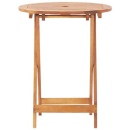 Walplus 3 Piece Bistro Set Cream White Fabric And Solid Wood - Cushion Not Included - thumbnail 6