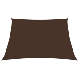 Berkfield Sunshade Sail Oxford Fabric Square 3X3 M Brown - thumbnail 2