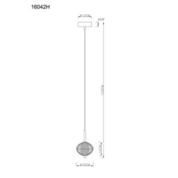 Luminosa Lighting Luminosa Aida Slim Pendant Ceiling Light Matt Black Led 3000-4500K - thumbnail 6