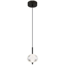 Luminosa Lighting Luminosa Aida Slim Pendant Ceiling Light Matt Black Led 3000-4500K - thumbnail 1