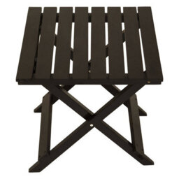 Orsina Black Wood Folding Table, Outdoor Robust Collapsible Folding Table For Garden, Coffee Table For Outdoor - thumbnail 4