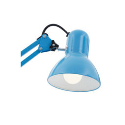 Orsina Studio Blue Metal Desk Lamp, Adjustable Anglepoise Design Tall Table Lamps, Contemporary Blue Desk Lamp - thumbnail 2