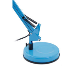 Orsina Studio Blue Metal Desk Lamp, Adjustable Anglepoise Design Tall Table Lamps, Contemporary Blue Desk Lamp - thumbnail 4